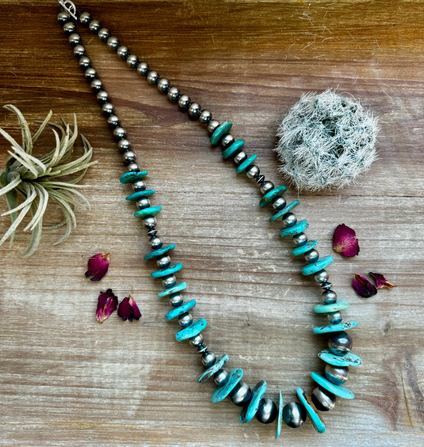 28 inch - NFR collection - sterling silver and turquoise