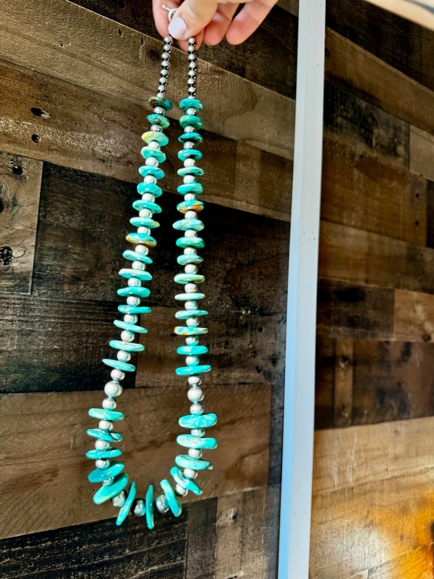 25 inch - NFR collection - sterling silver and turquoise