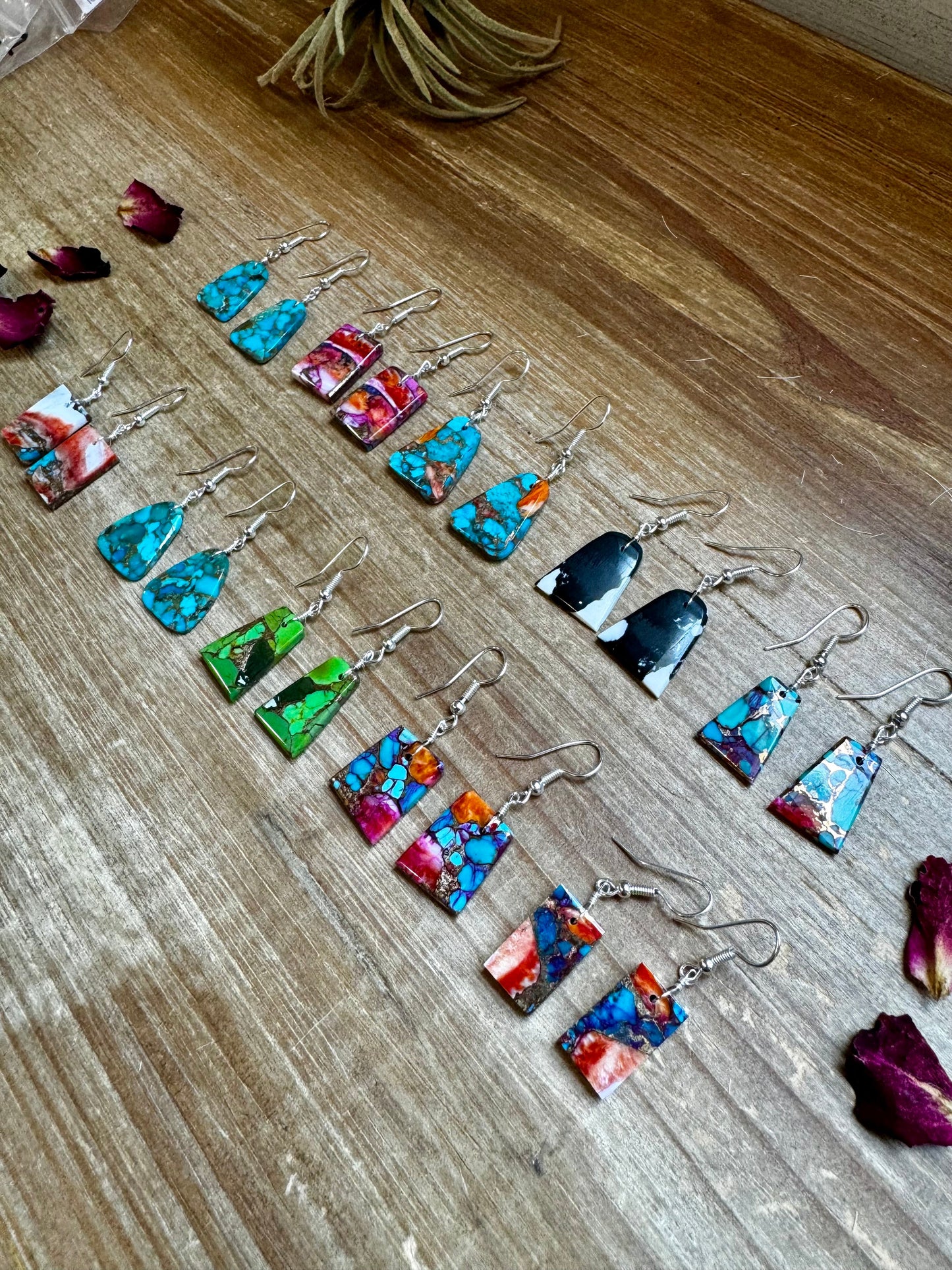 Mini Slab Earrings - Pick your style