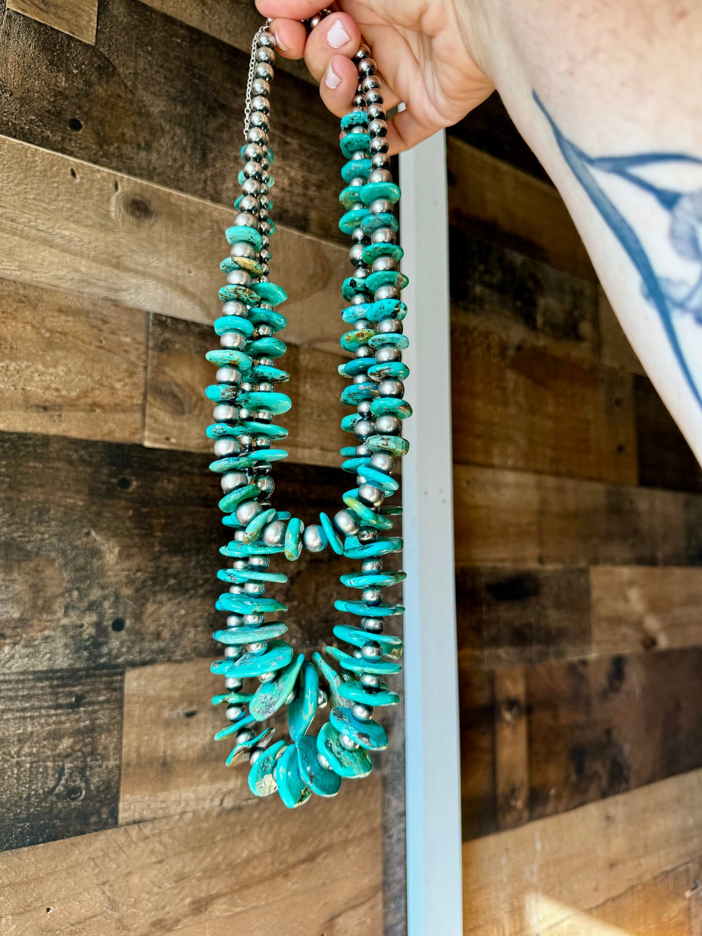 23 inch - NFR collection - sterling silver and turquoise