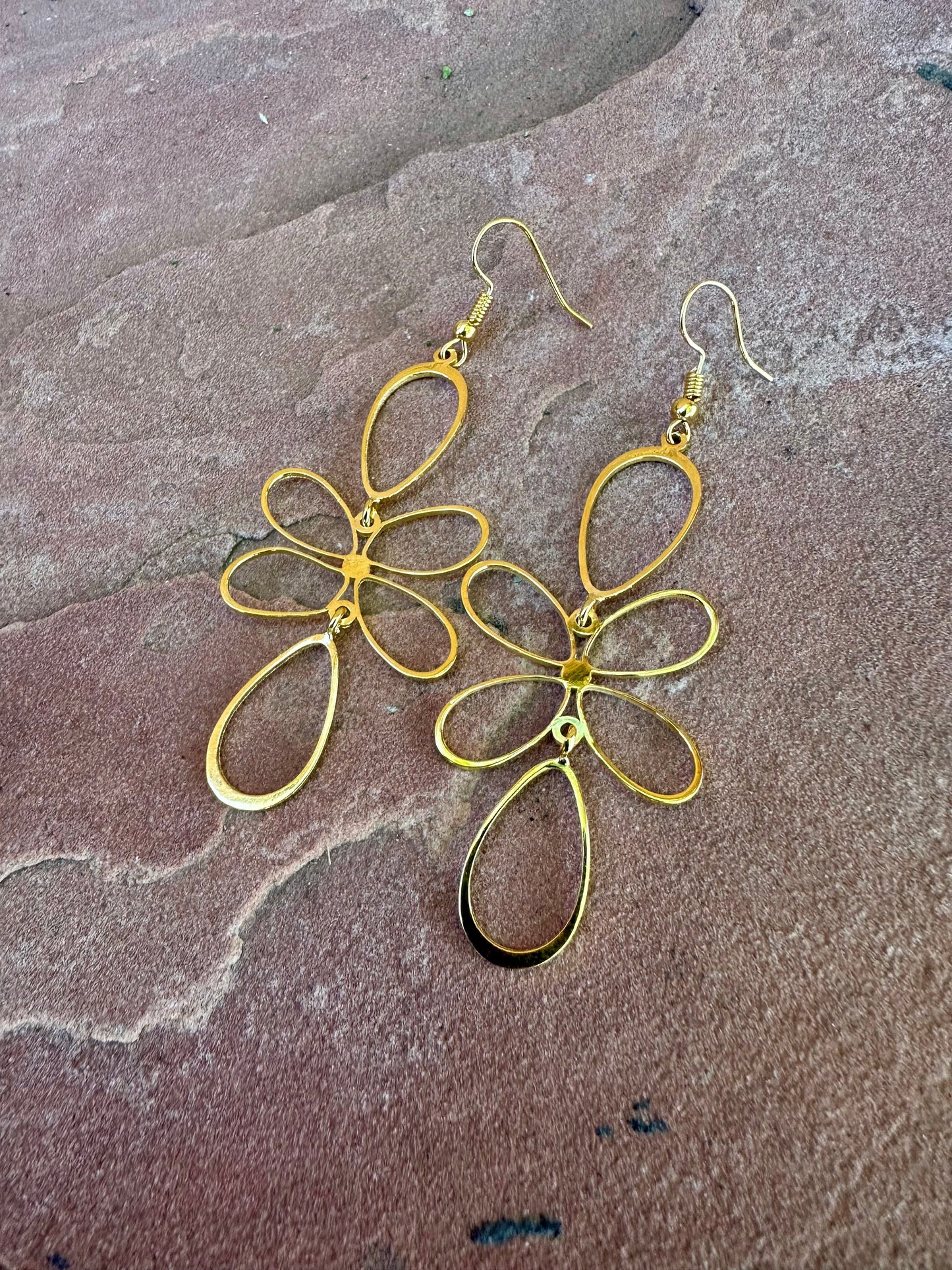 “The Golden Collection” Butterfly Handmade 14k Gold Plated Earrings