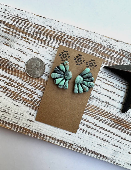 Concho Stud Earrings