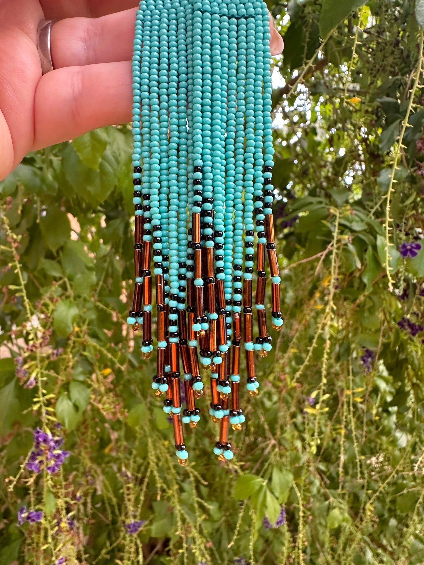 “The Golden Collection” Sedona Handmade Turquoise Beaded Earrings