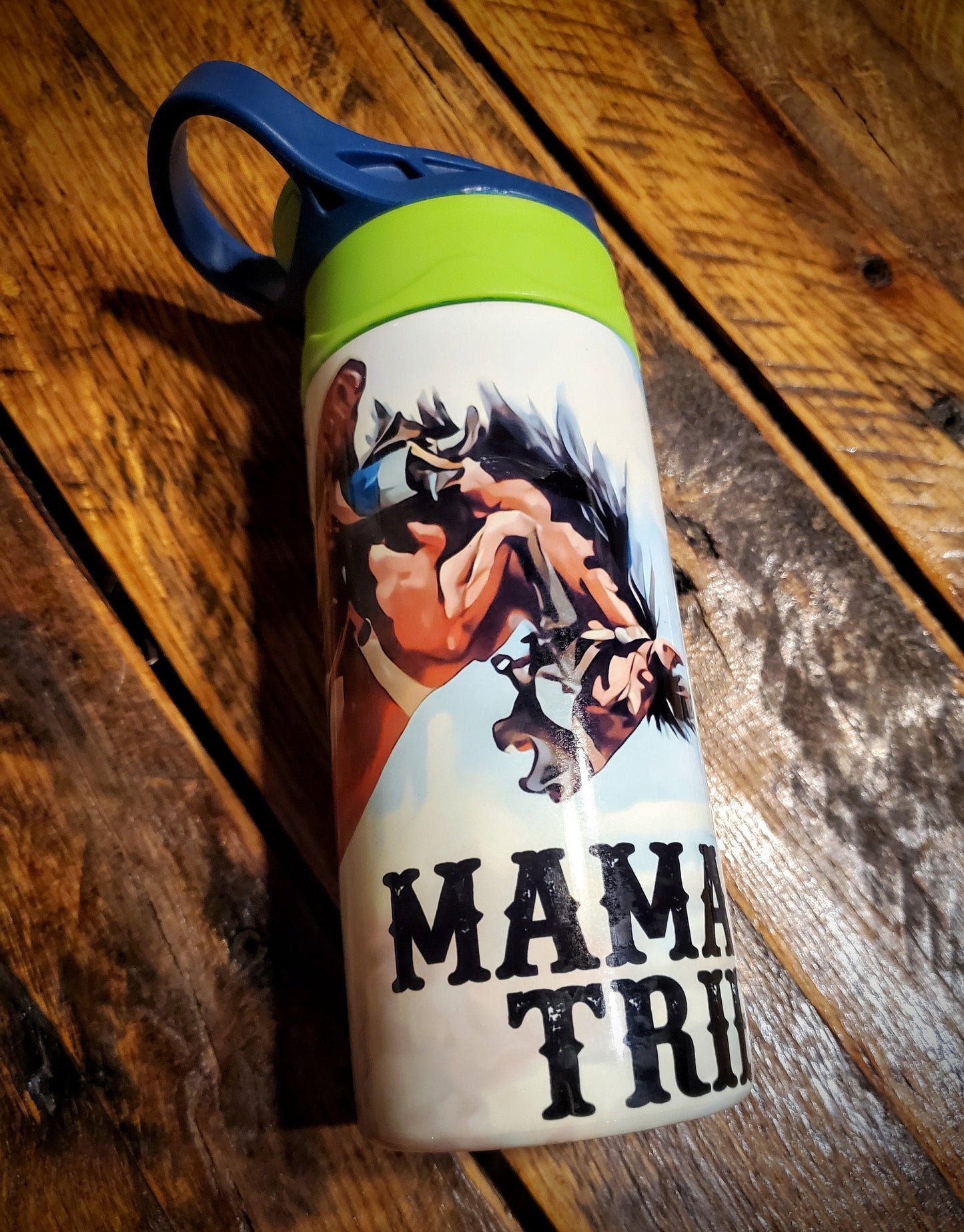 Mama Tried - Country Western Funny Printed Stainless Steel Tumblers - Pick Your Size - Sippy, 15 oz, 20 oz, 30 oz