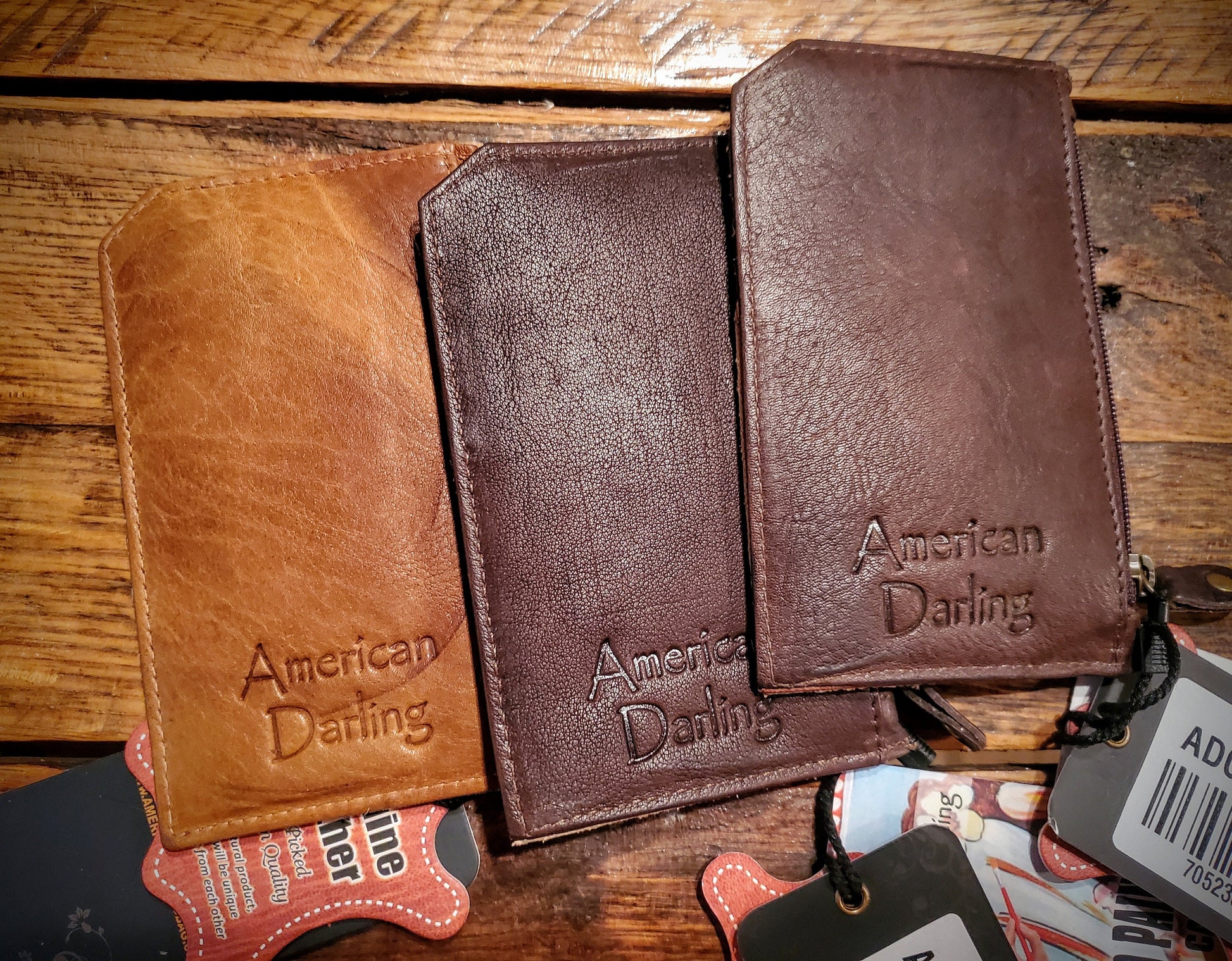 Genuine Hand Painted Leather Wallets