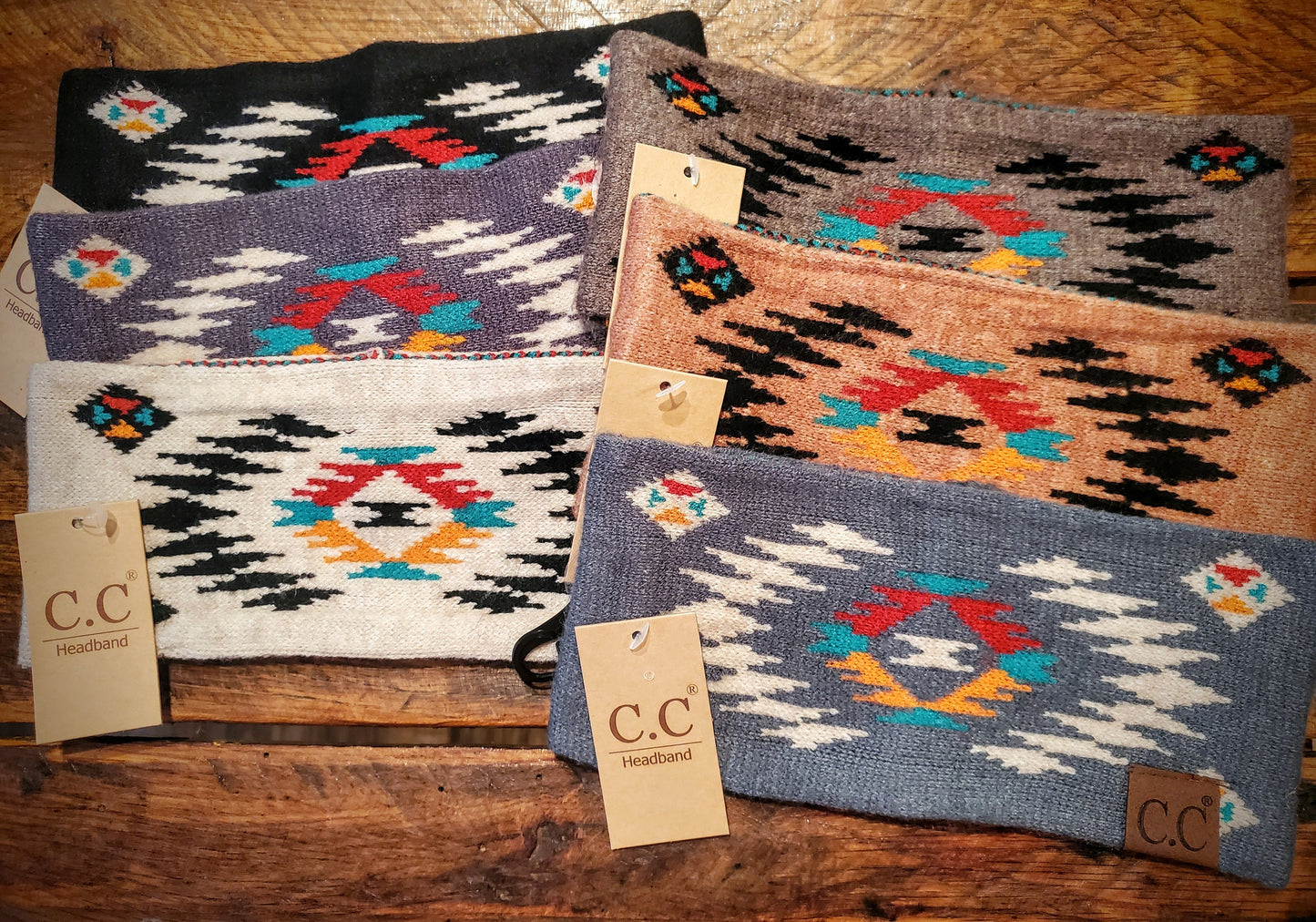 Genuine CC Aztec Beanies / Headbands / Ear Warmers - Youth & Adult Sizes - Great Gifts and Stocking Stuffers!