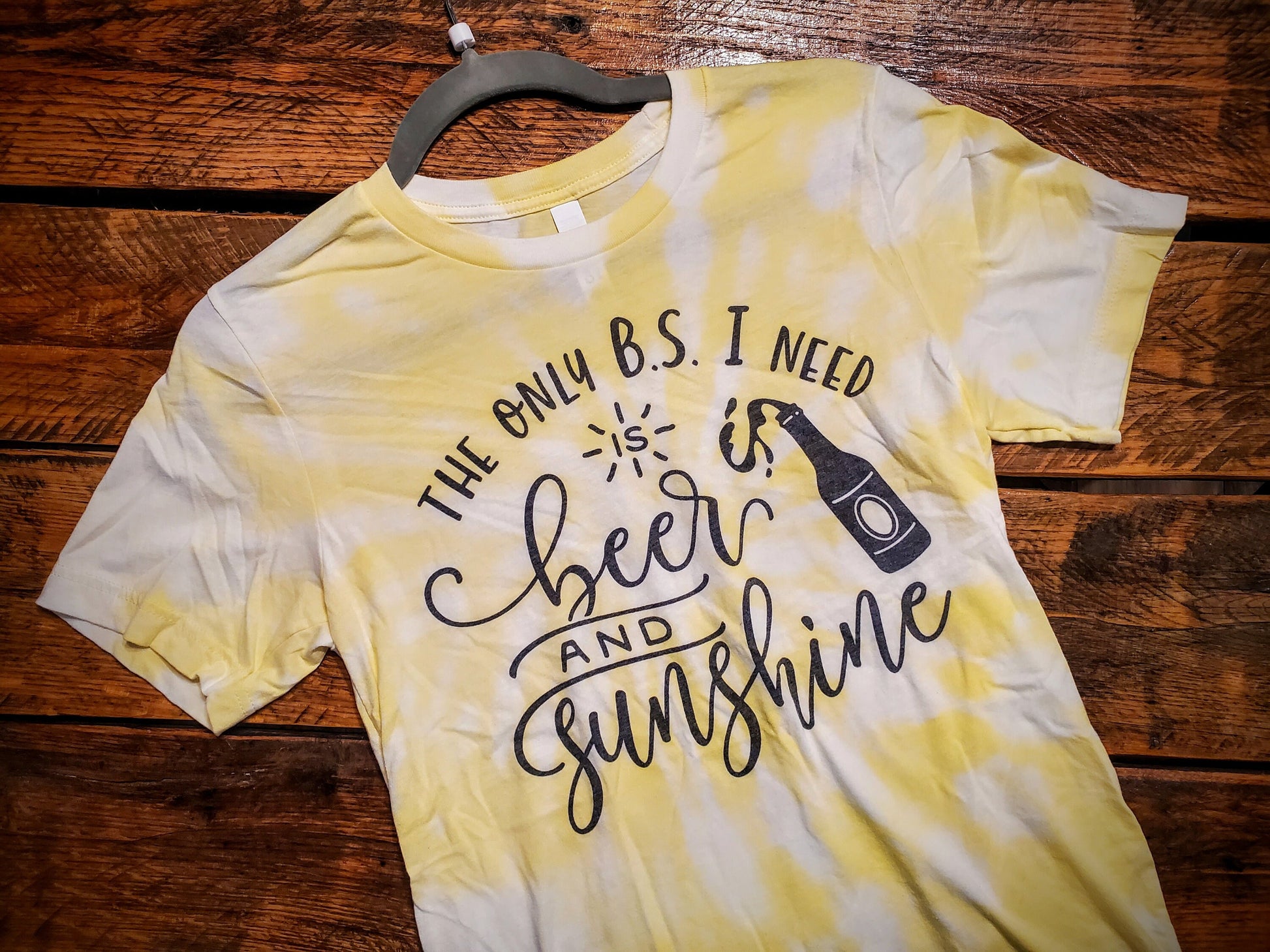 The Only BS I Need is Beer and Sunshine - Premium Extra Soft Vintage Country Western Retro Shirt