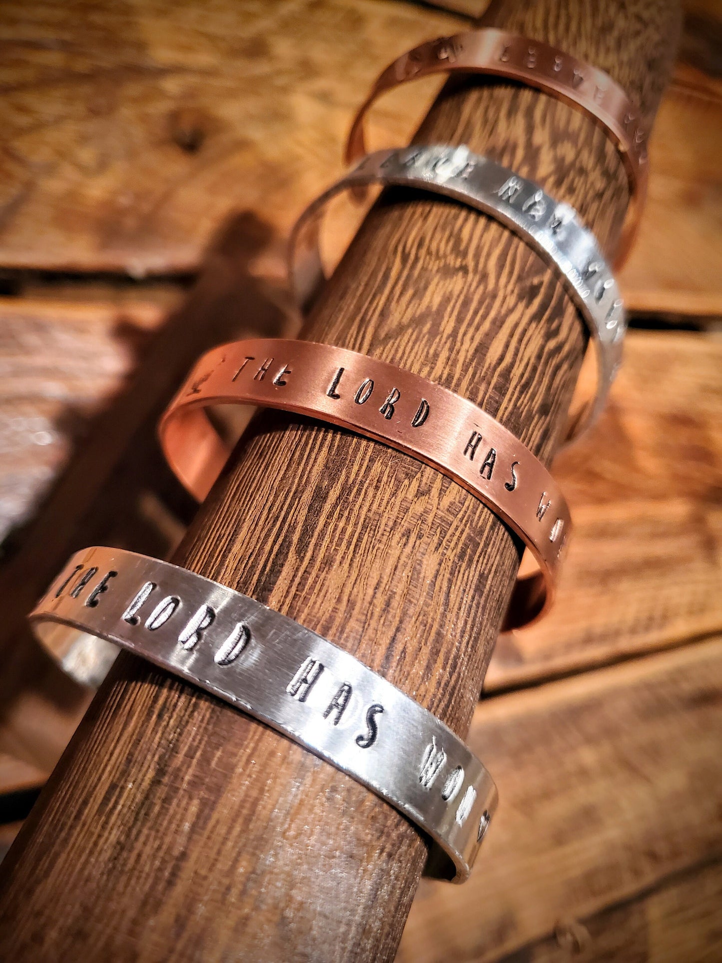 Handmade Western Stamped Bracelets