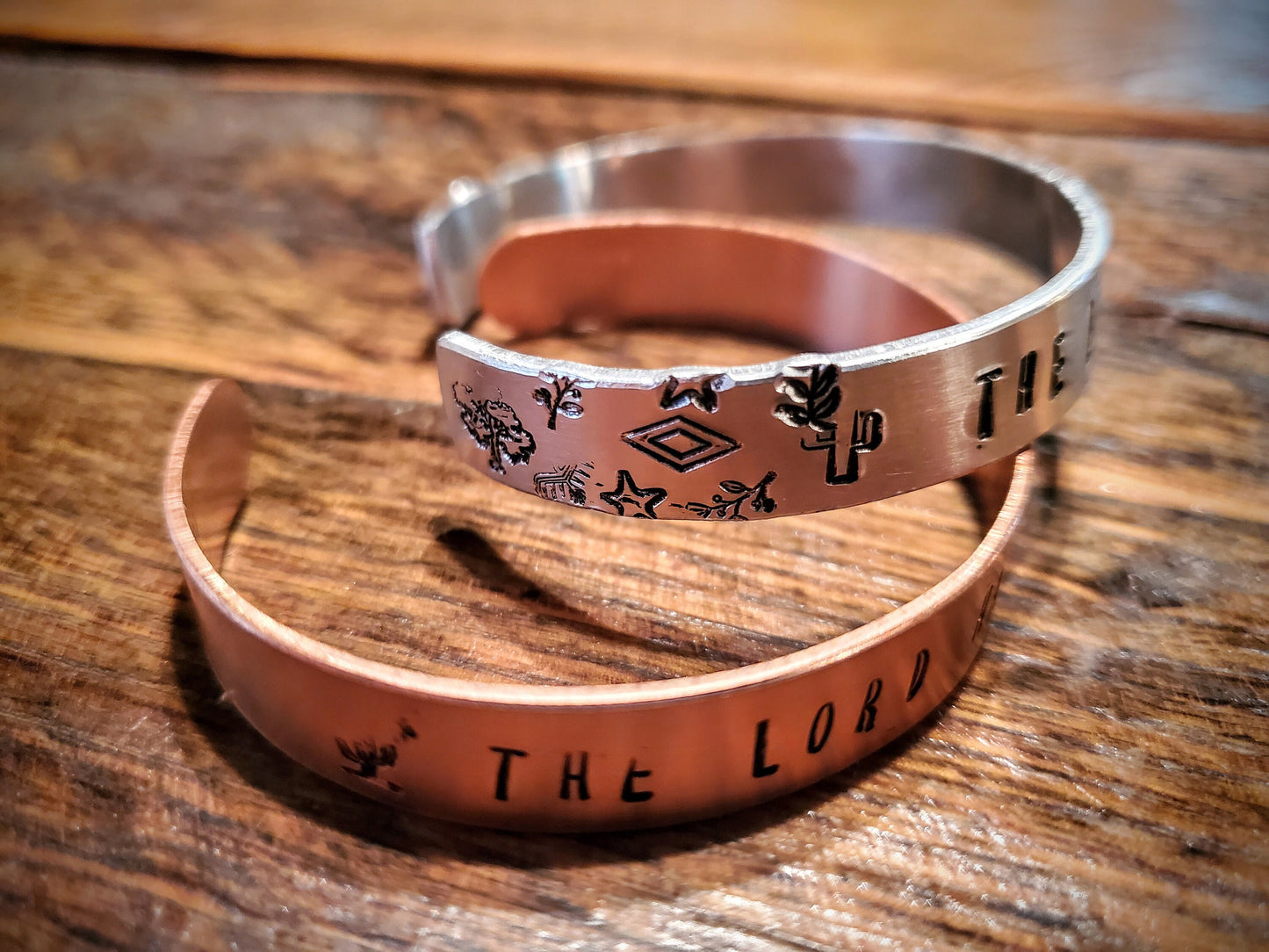 Handmade Western Stamped Bracelets