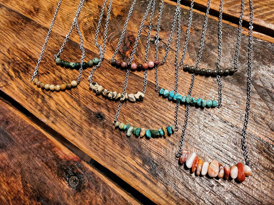 Handmade Beaded Gemstone Necklaces