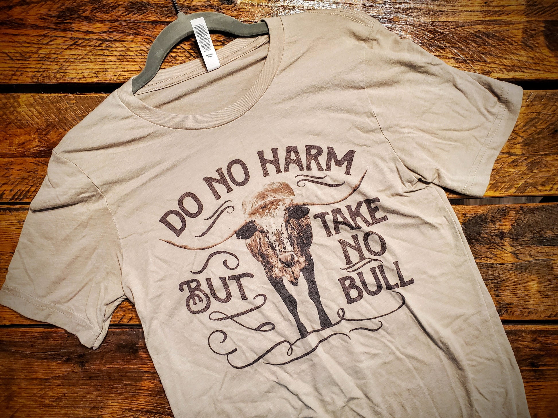 Do No Harm, But Take No Bull - Premium Extra Soft Vintage Western Tee Shirt - Pick Your Color - Baby, Toddler, Youth, Adult Sizes