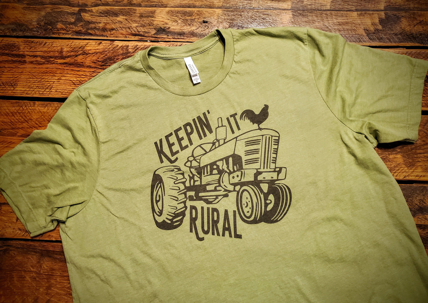 Keepin' It Rural - Premium Extra Soft Vintage Western Tee Shirt - Pick Your Color - Baby, Toddler, Youth, Adult Sizes