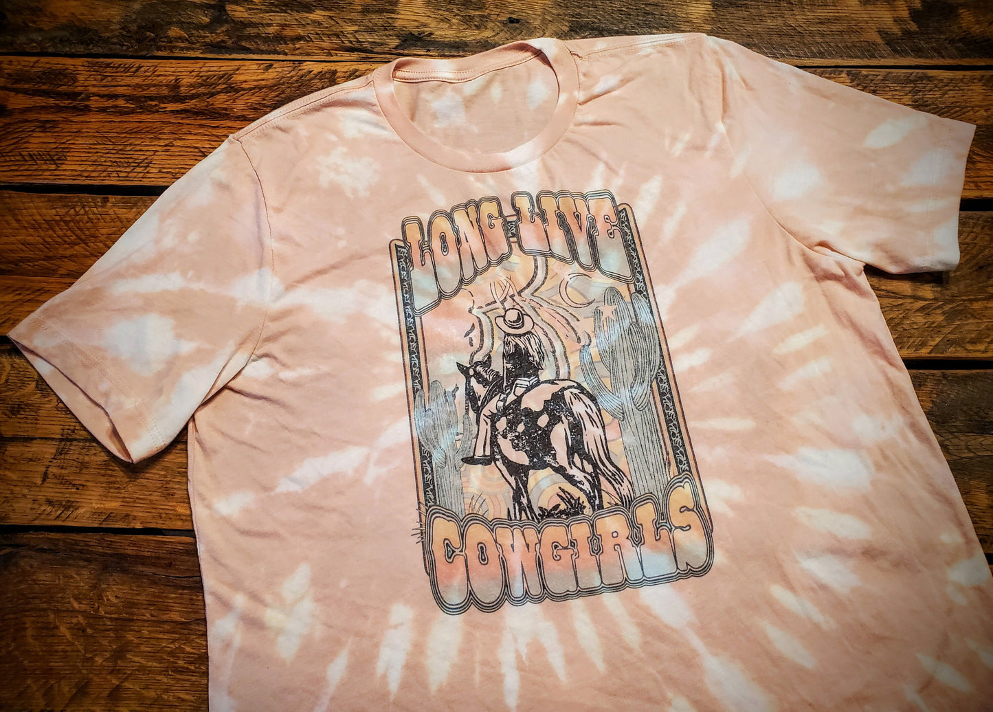 Long Live Cowgirls - Premium Extra Soft Vintage Western Tee Shirt - Pick Your Color - Baby, Toddler, Youth, Adult Sizes