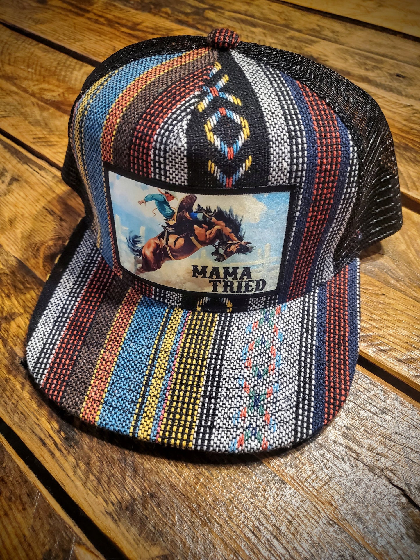 Mama Tried Vintage Western Retro Trucker Hat - Infant, Youth, & Adult Sizes