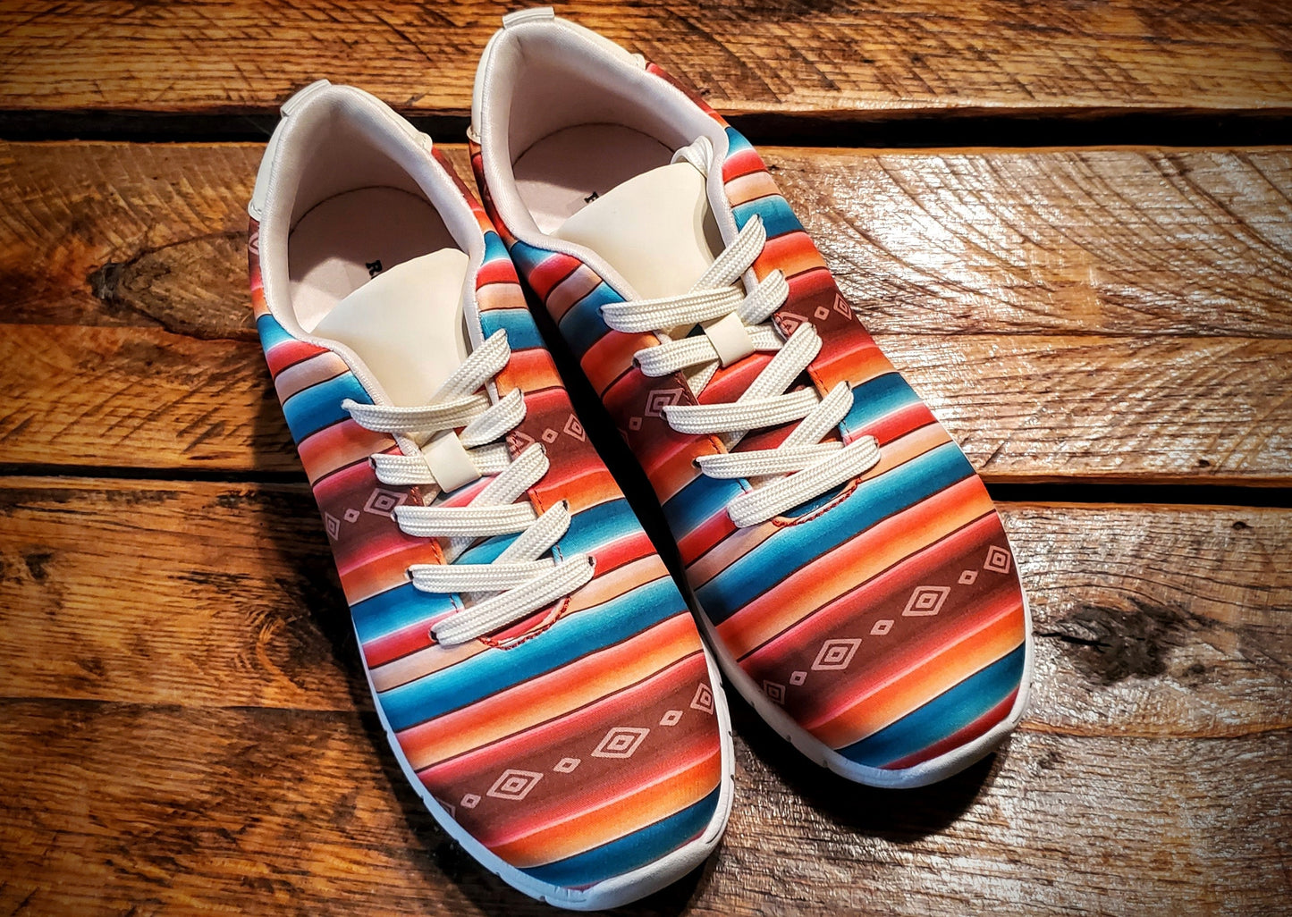 Seymour Serape Western Aztec Tennis Shoes / Sneakers