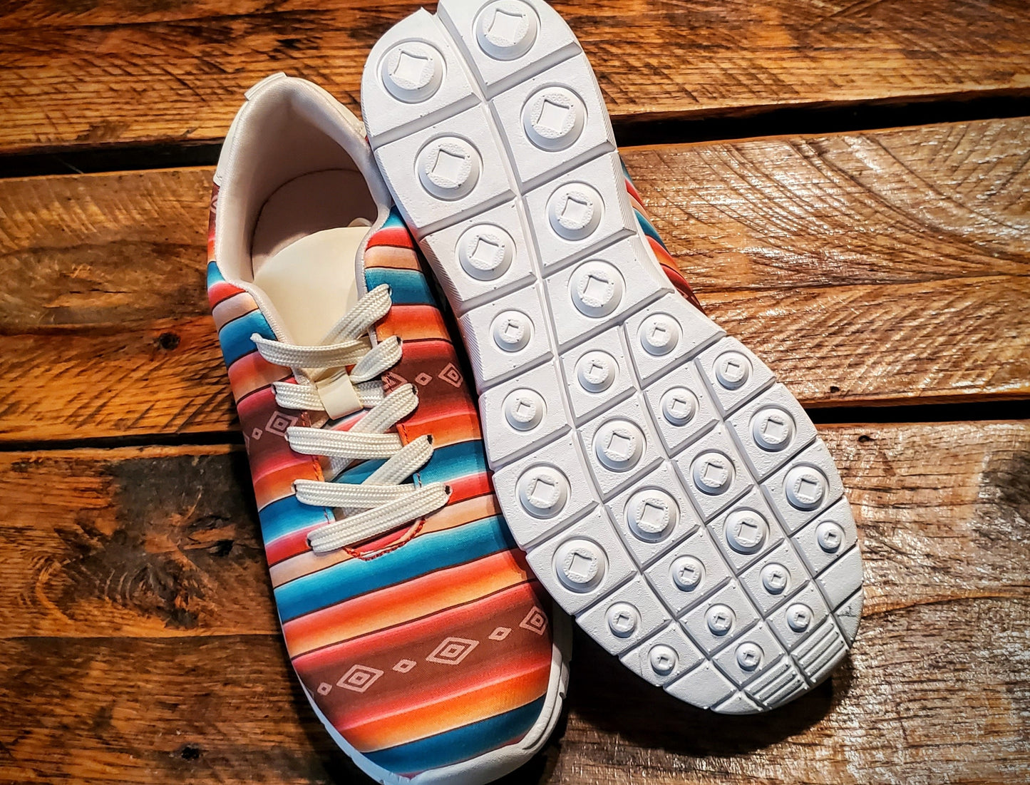 Seymour Serape Western Aztec Tennis Shoes / Sneakers