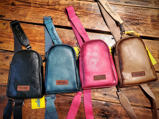 Genuine Western Leather Sling Backpacks / Fanny Packs