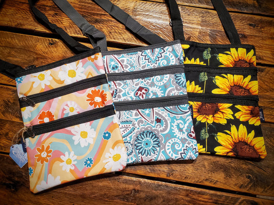 Crossbody Canvas Zipper Bags