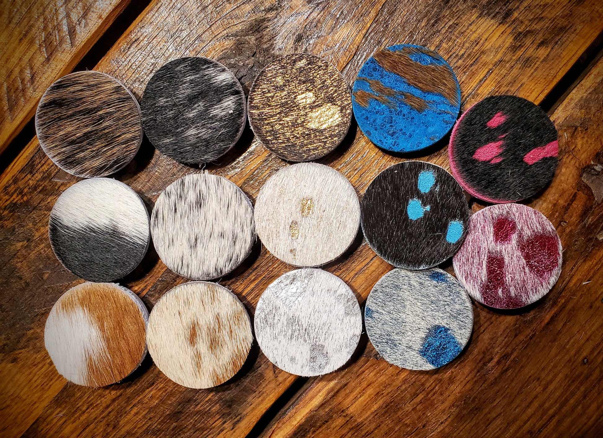 Phone Grips / Sockets - Handmade Genuine Cowhide - Customize It! Great Cheap Christmas Stocking Stuffers