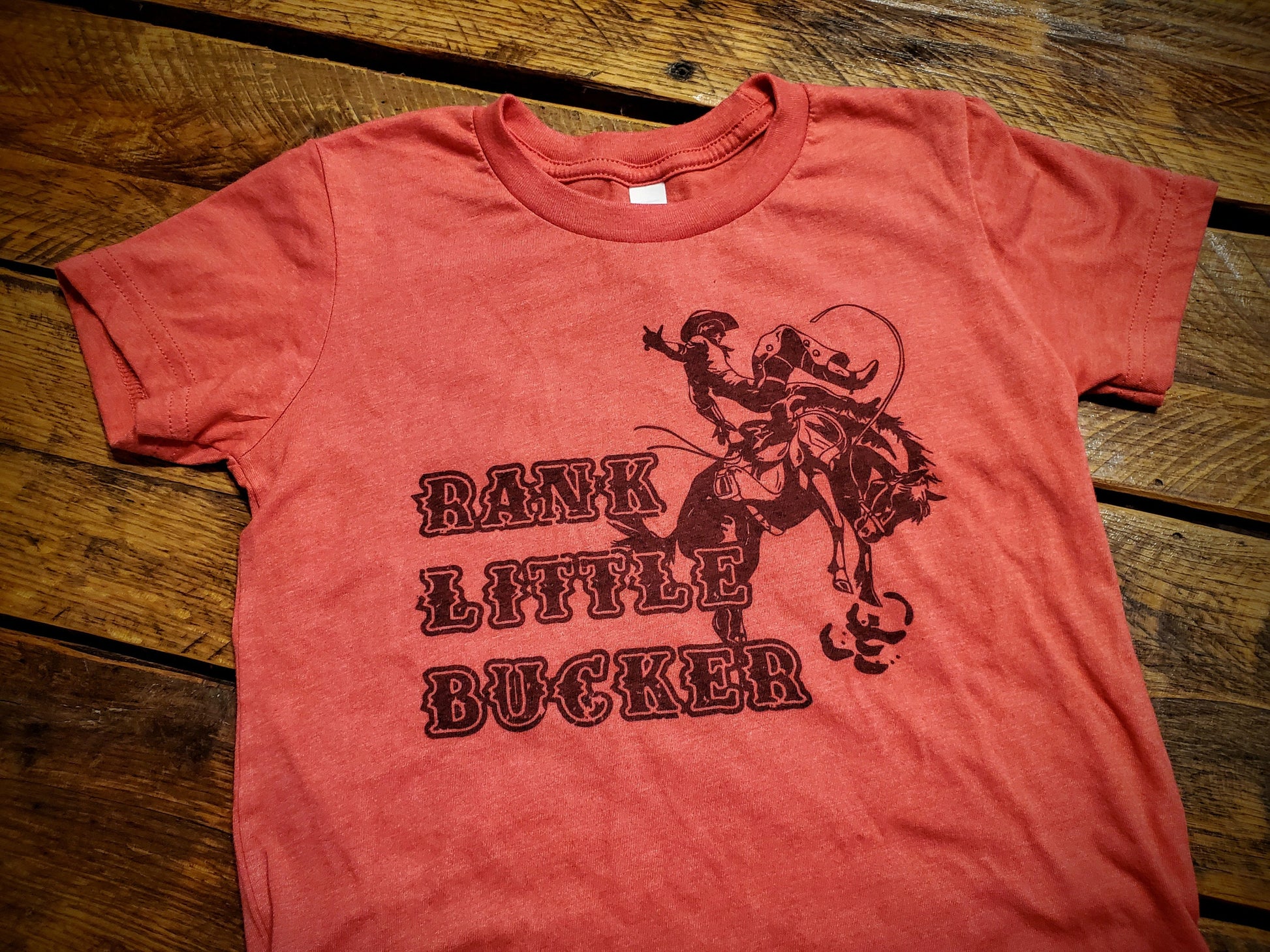 Youth Rank Little Bucker - Premium Extra Soft Vintage Country Western Retro Shirt