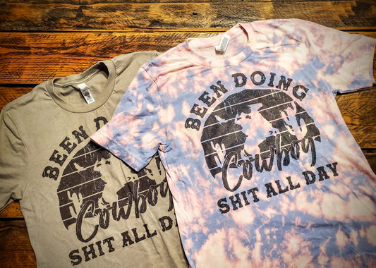 Been Doing Cowboy Shit - Premium Extra Soft Vintage Country Western Retro Shirt