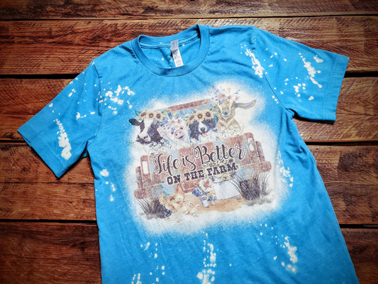 Life Is Better On The Farm - Premium Extra Soft Tee Shirt