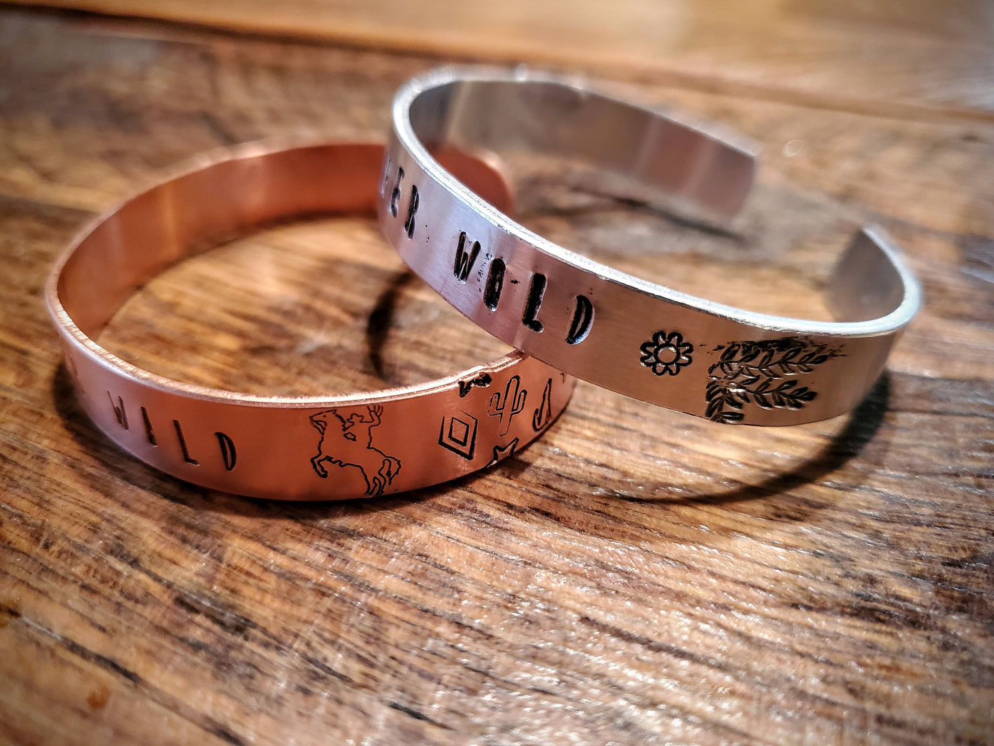 Handmade Western Stamped Bracelets