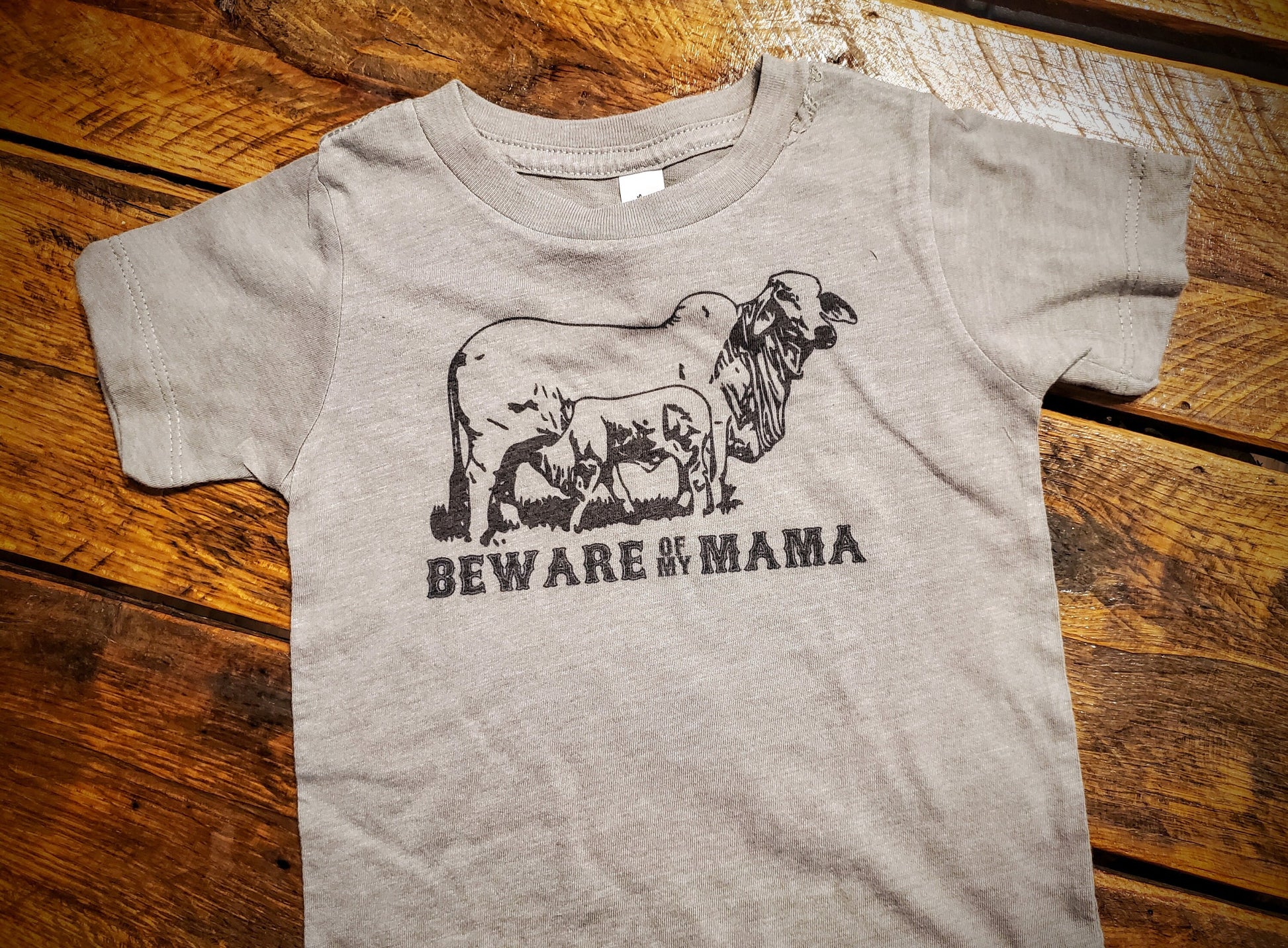 Beware of my Mama - Premium Extra Soft Vintage Western Tee Shirt - Pick Your Color - Baby, Toddler, Youth, Adult Sizes