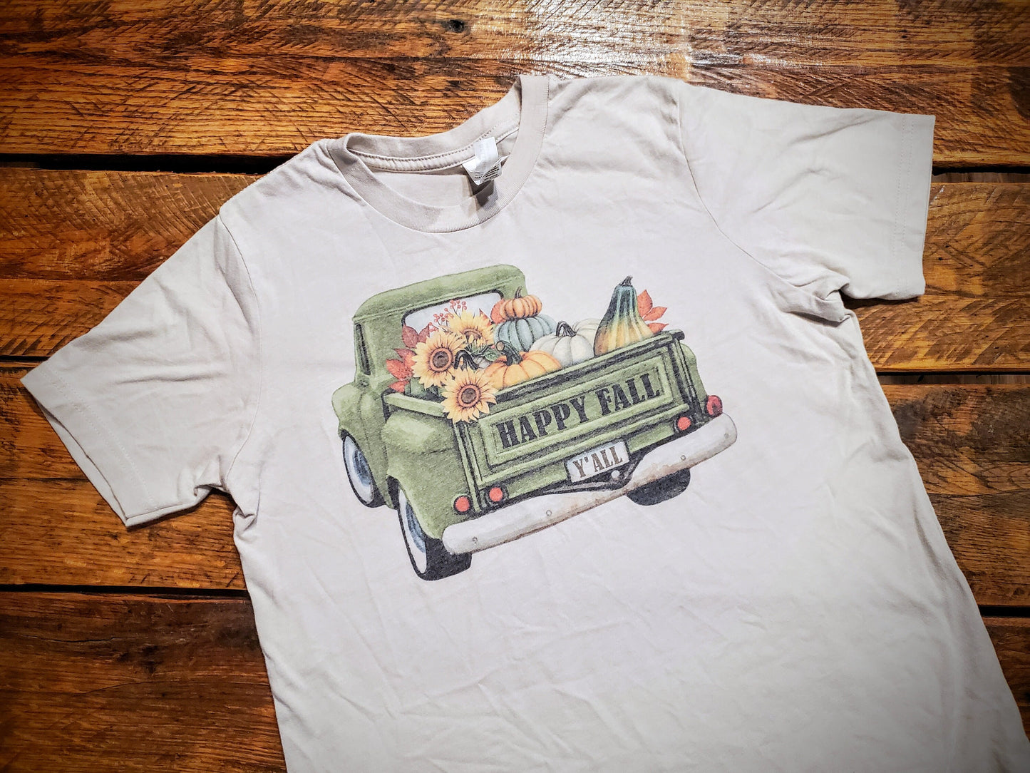 Happy Fall Y'all - Premium Extra Soft Vintage Western Tee Shirt - Pick Your Color - Baby, Toddler, Youth, Adult Sizes