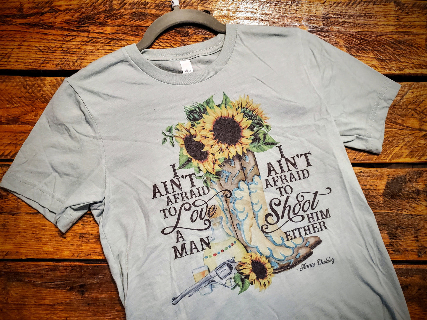 I Ain't Afraid to Shoot a Man - Premium Extra Soft Vintage Western Tee Shirt - Pick Your Color - Baby, Toddler, Youth, Adult Sizes