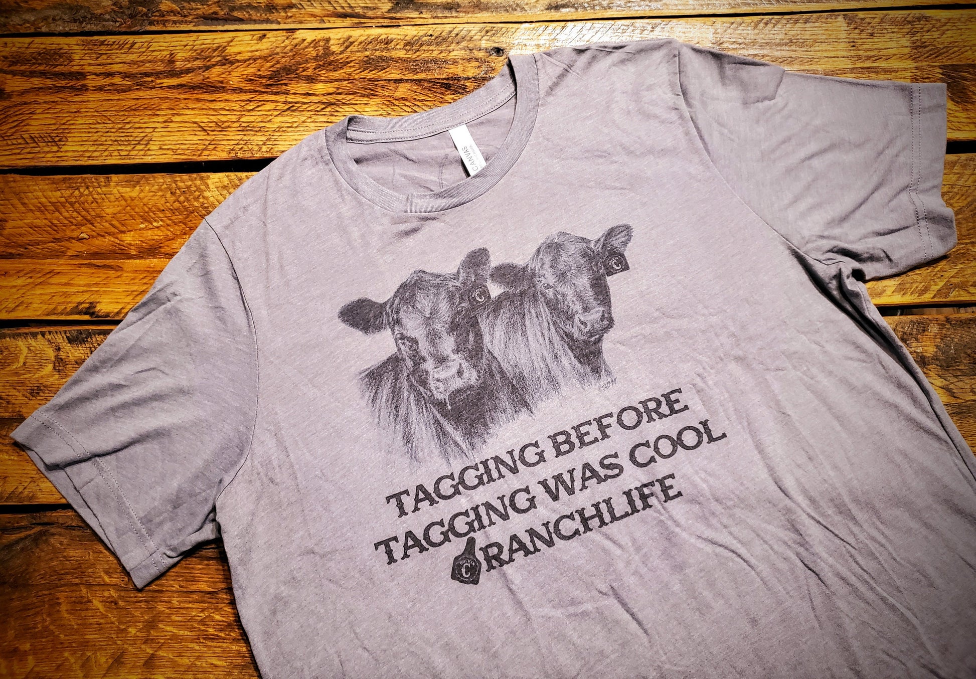 Tagging Before Tagging Was Cool - Premium Extra Soft Vintage Western Tee Shirt - Pick Your Color - Baby, Toddler, Youth, Adult Sizes