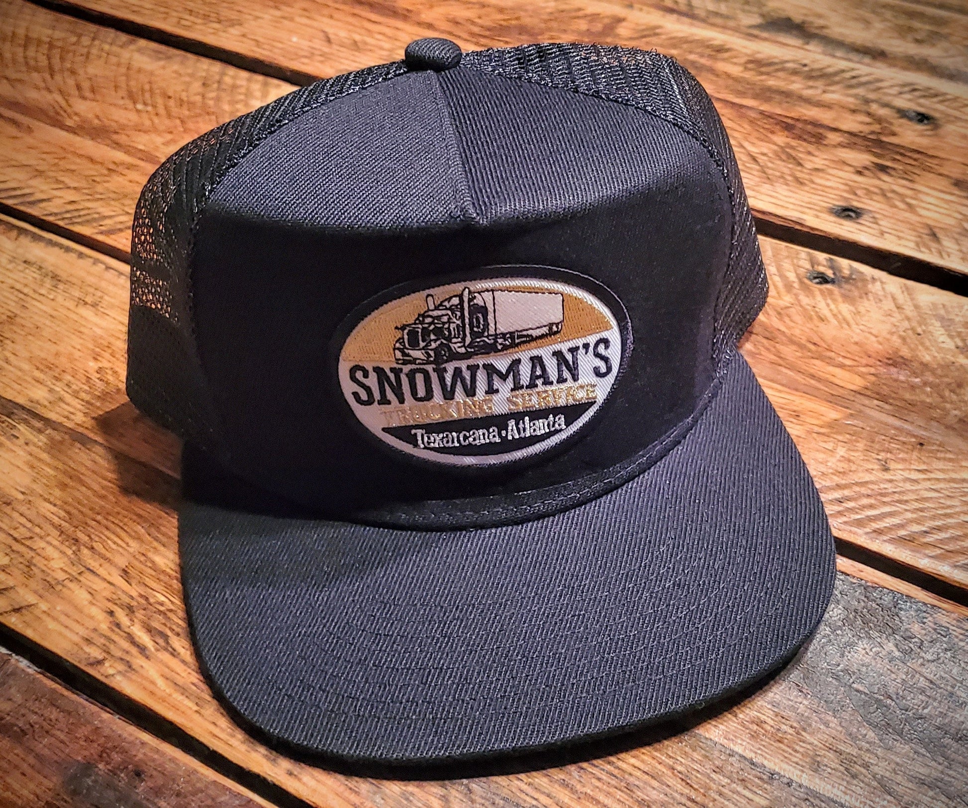 Vintage Snowman Trucker Retro Hat - Infant, Youth, & Adult Sizes