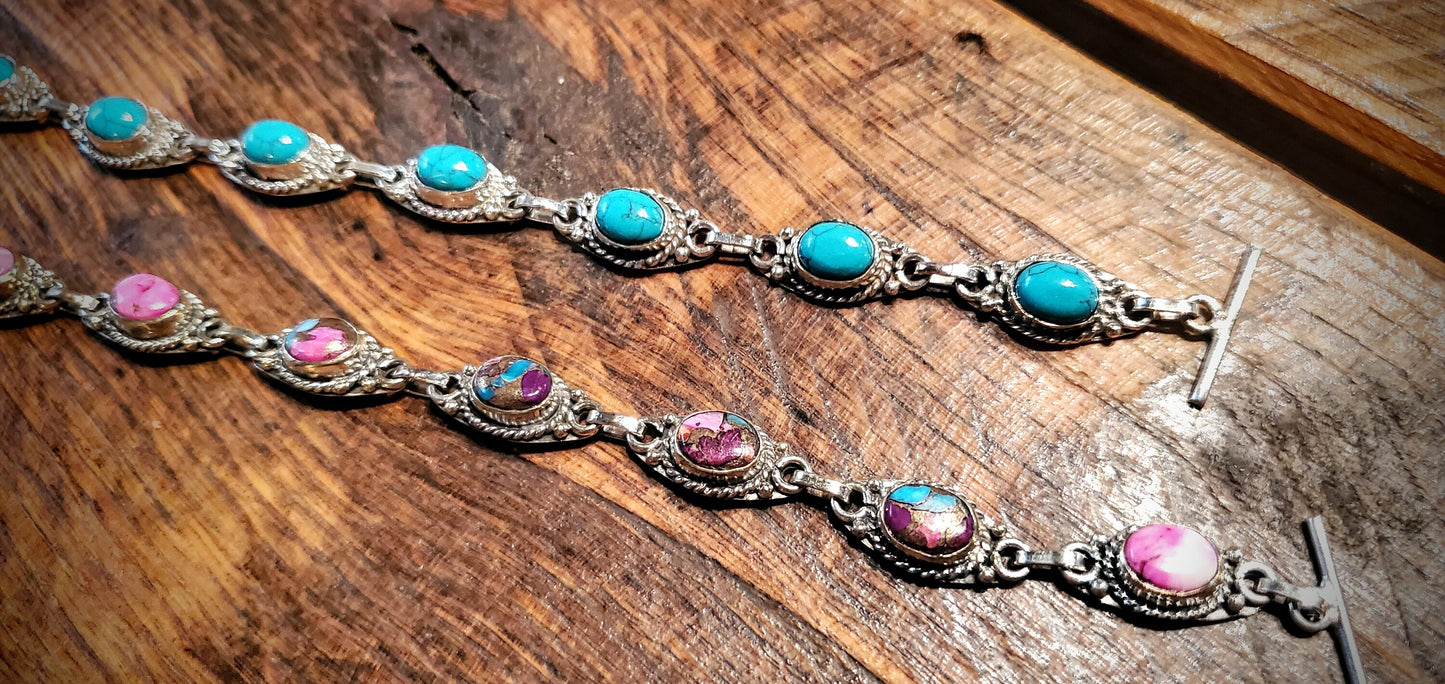 Sterling Silver & Turquoise Bracelets