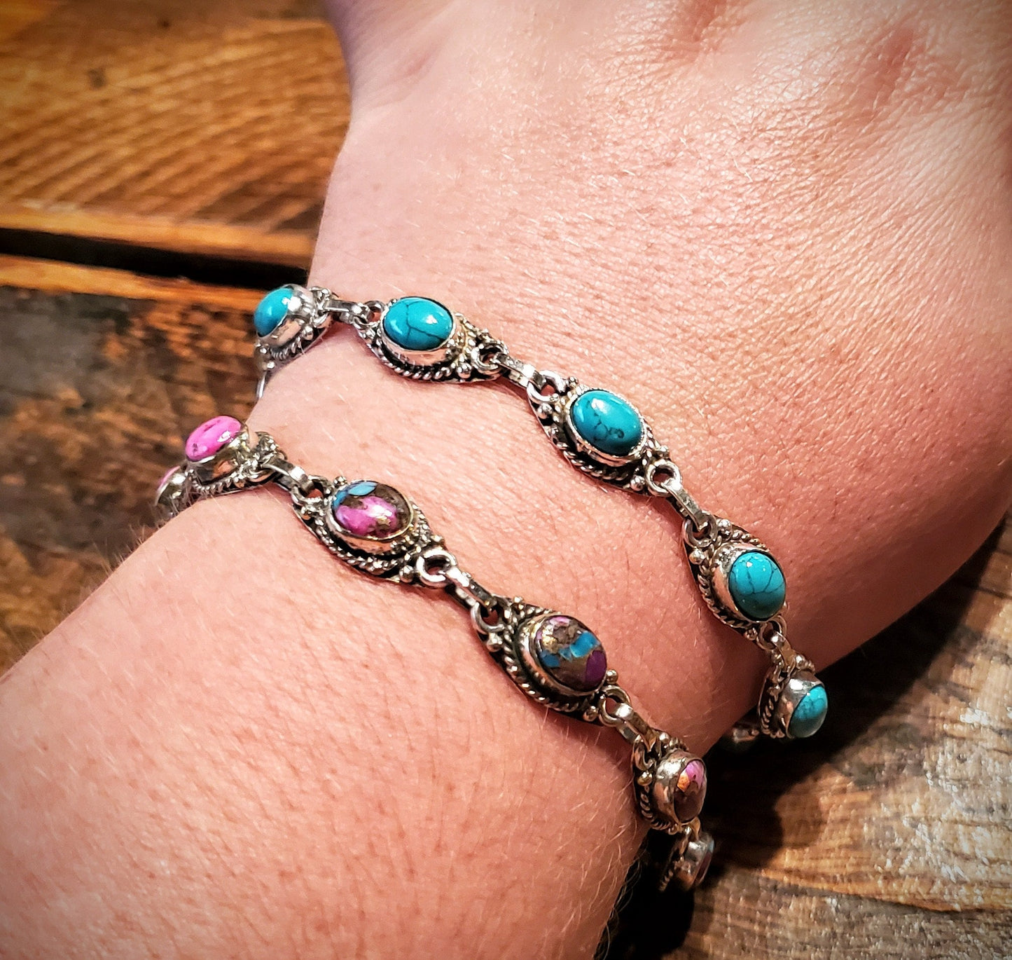 Sterling Silver & Turquoise Bracelets