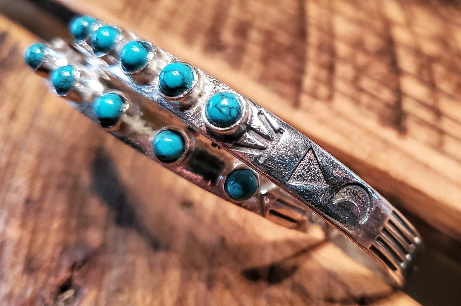 Sterling Silver & Turquoise Bangle Bracelets