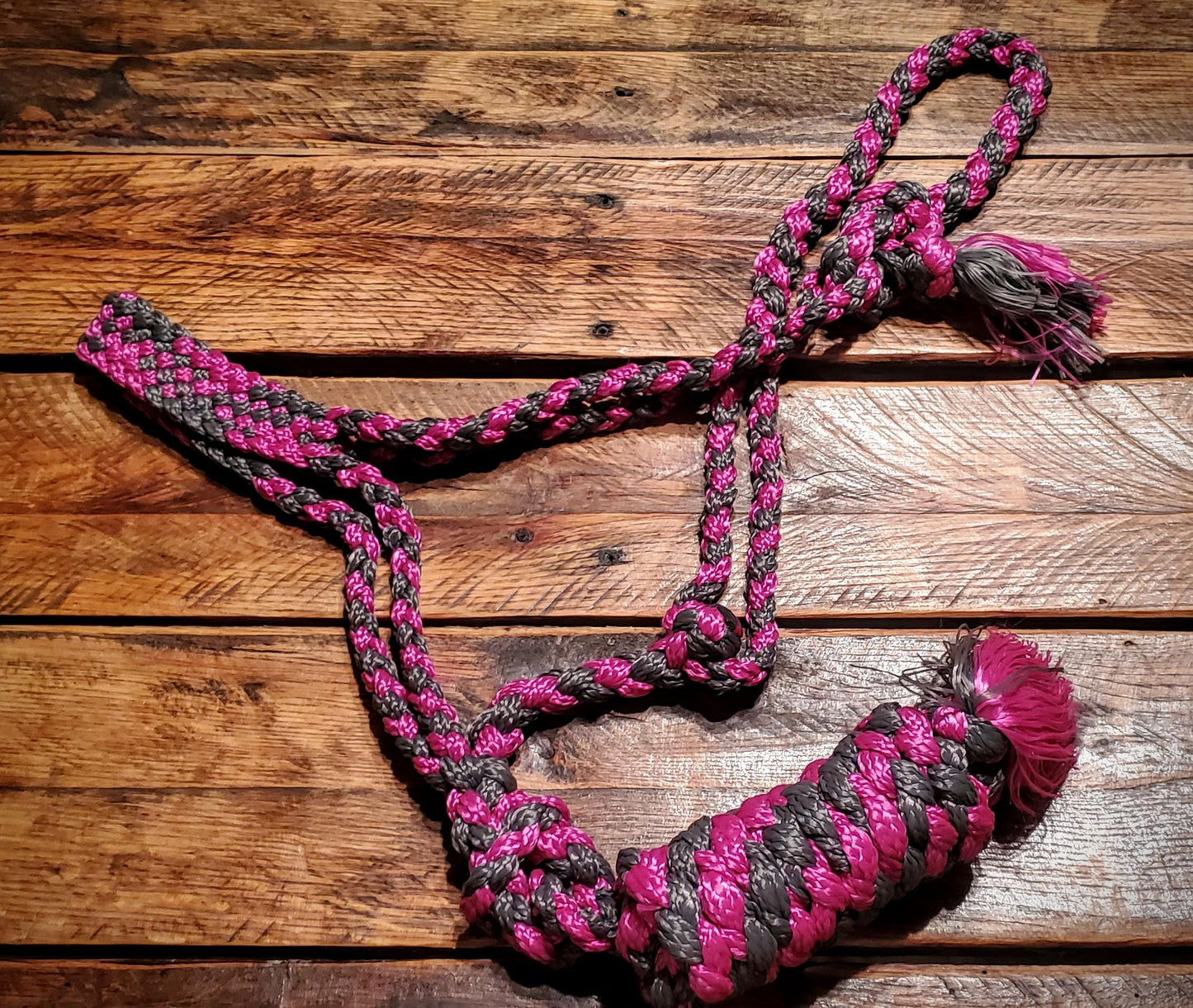 Braided Muletape Horse Halters - Includes matching braided mule tape lead rope!