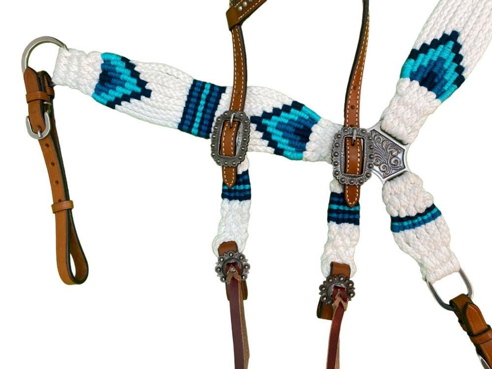 Handwoven Pony Western Breastcollar & Headstall Set