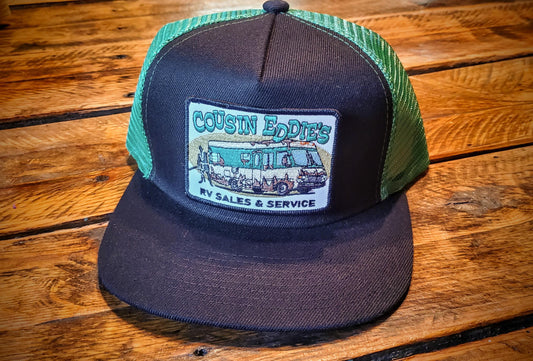 Cousin Eddie's RV Sales Service Retro Trucker Hat - Infant, Youth, & Adult Sizes