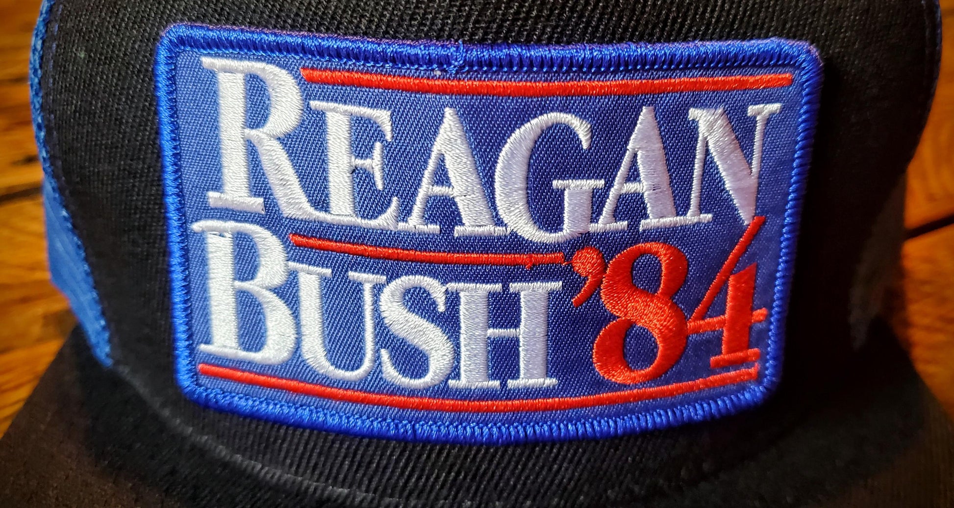 Vintage Reagan Bush '84 Retro Trucker Hat - Infant, Youth, & Adult Sizes