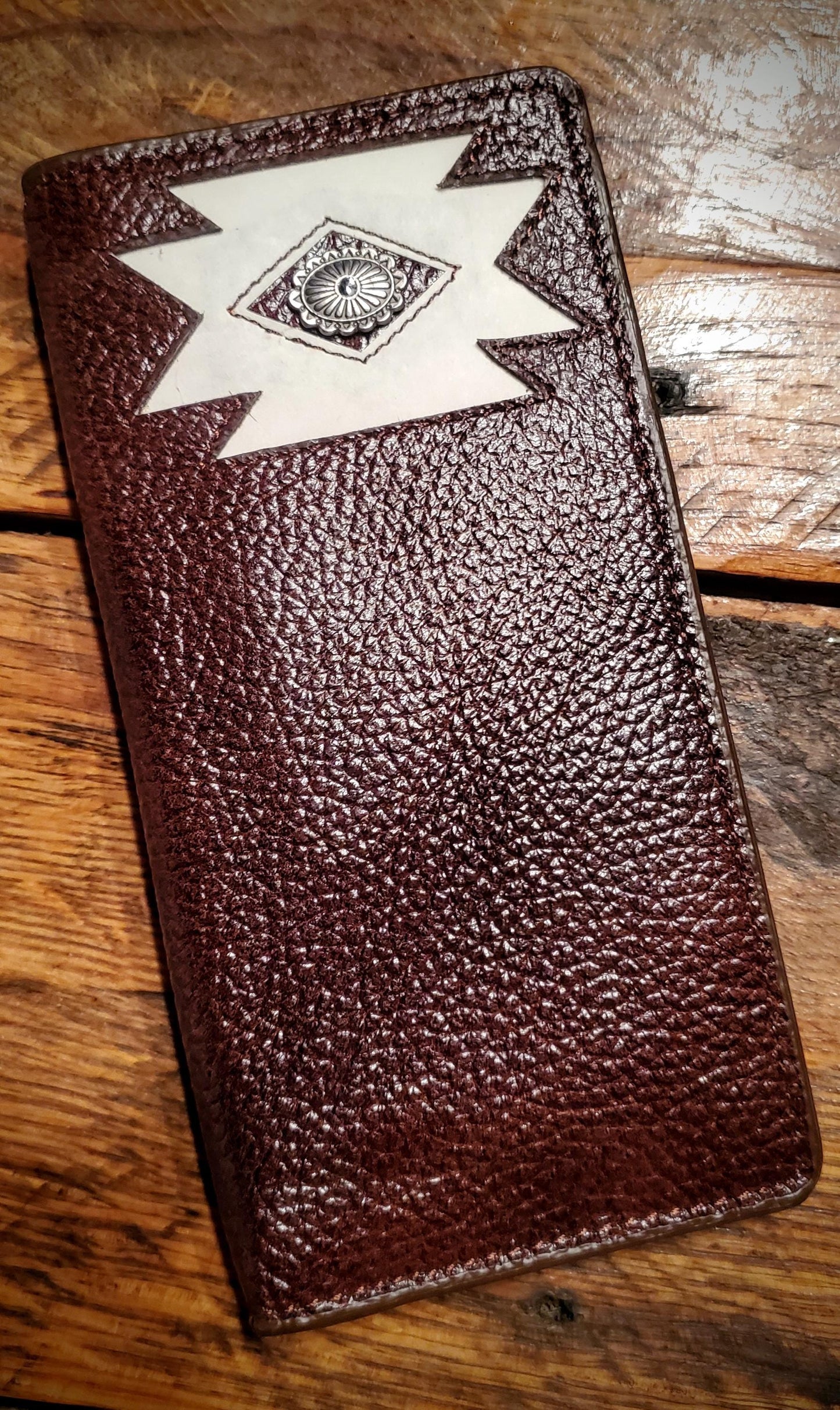 Men's Western Leather Tooled Wallets