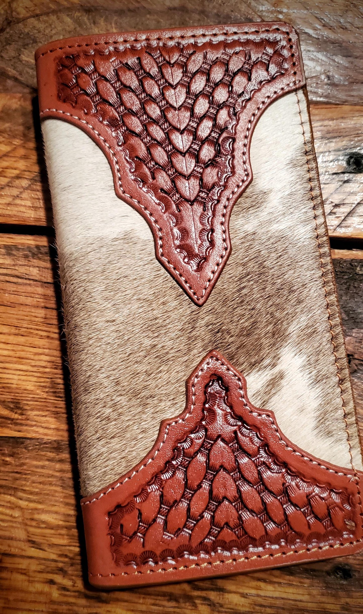 Men's Western Leather Tooled Wallets