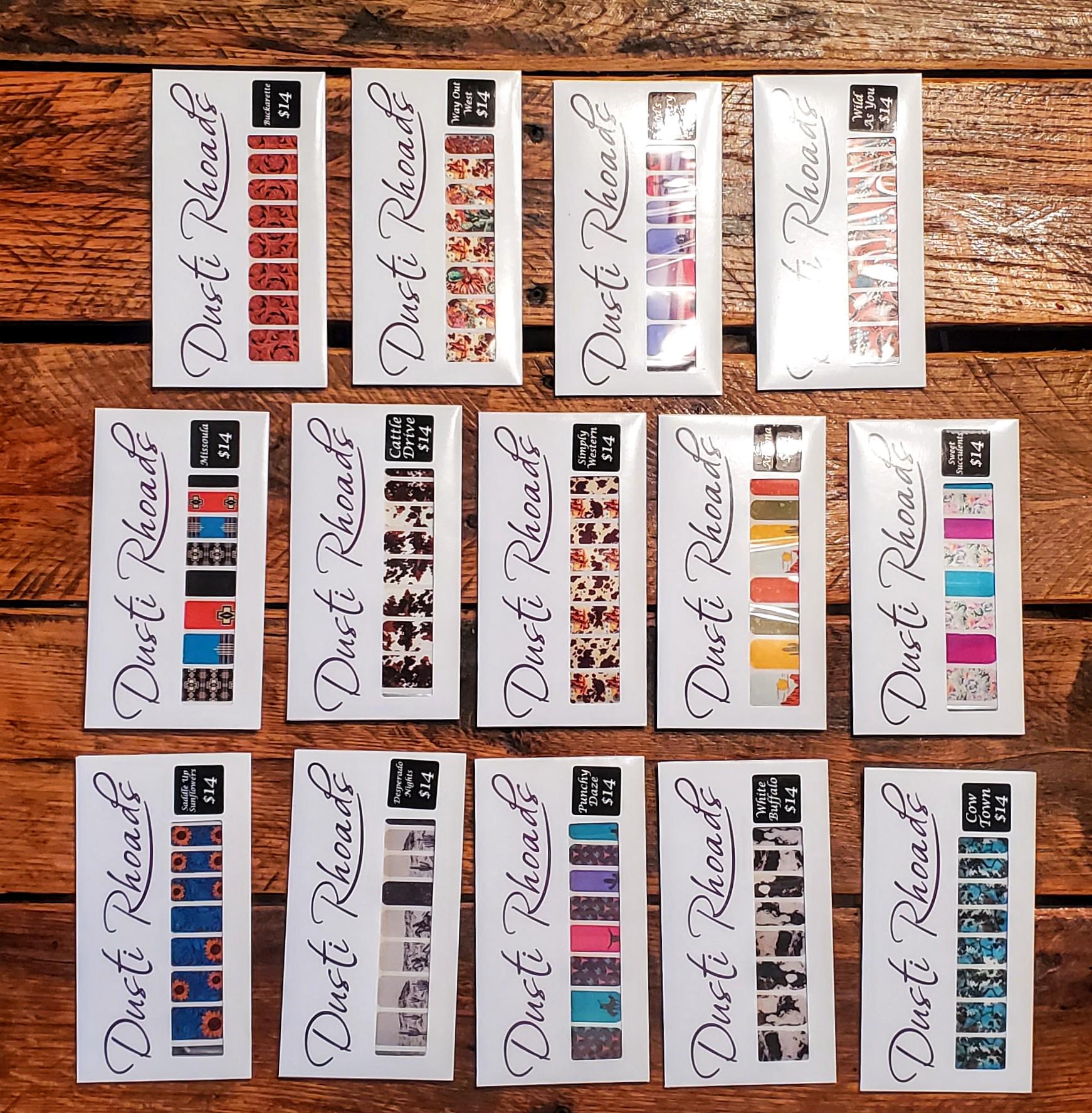 Western Manicure & Pedicure Nail Polish Strips - Great cheap gifts and stocking stuffers!