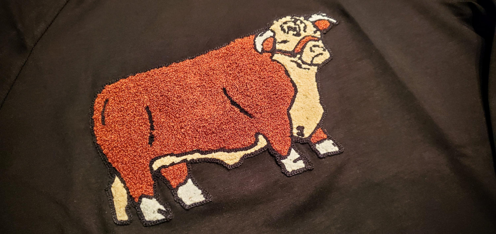 Fluffy Chinelle Hereford Bull Buttery Soft Pullover - Women's Small to 3XL!