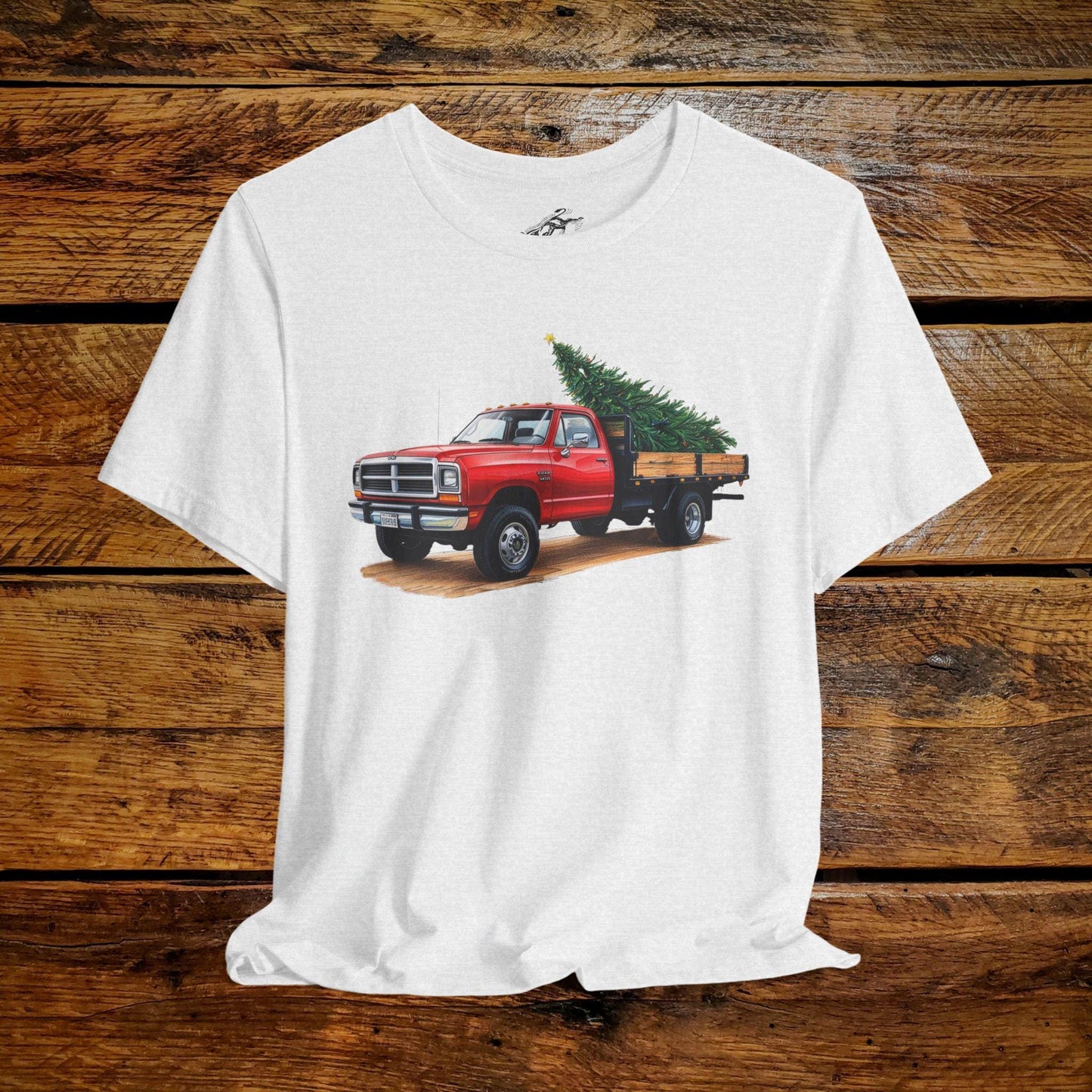 Vintage Ranch Truck & Christmas Tree - Premium Extra Soft Vintage Western Tee Shirt - Pick Your Color - Baby, Toddler, Youth, Adult Sizes