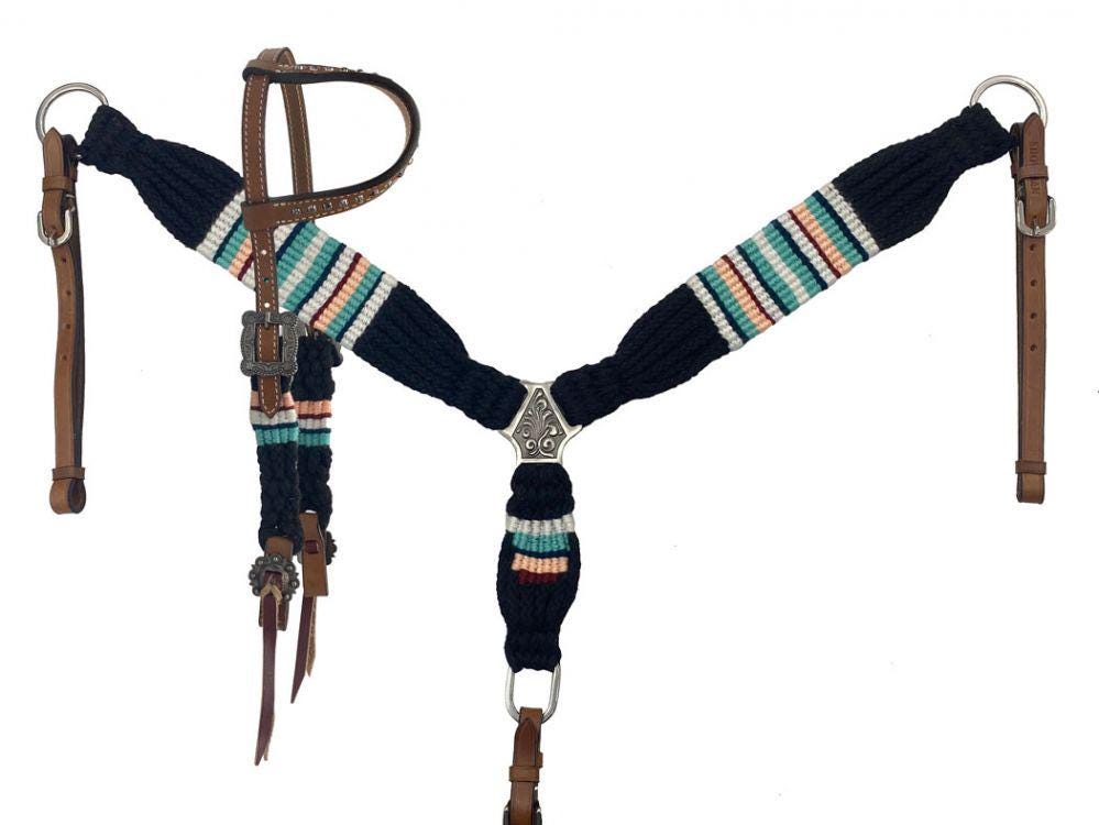 Handwoven Western Breastcollar & Headstall Set