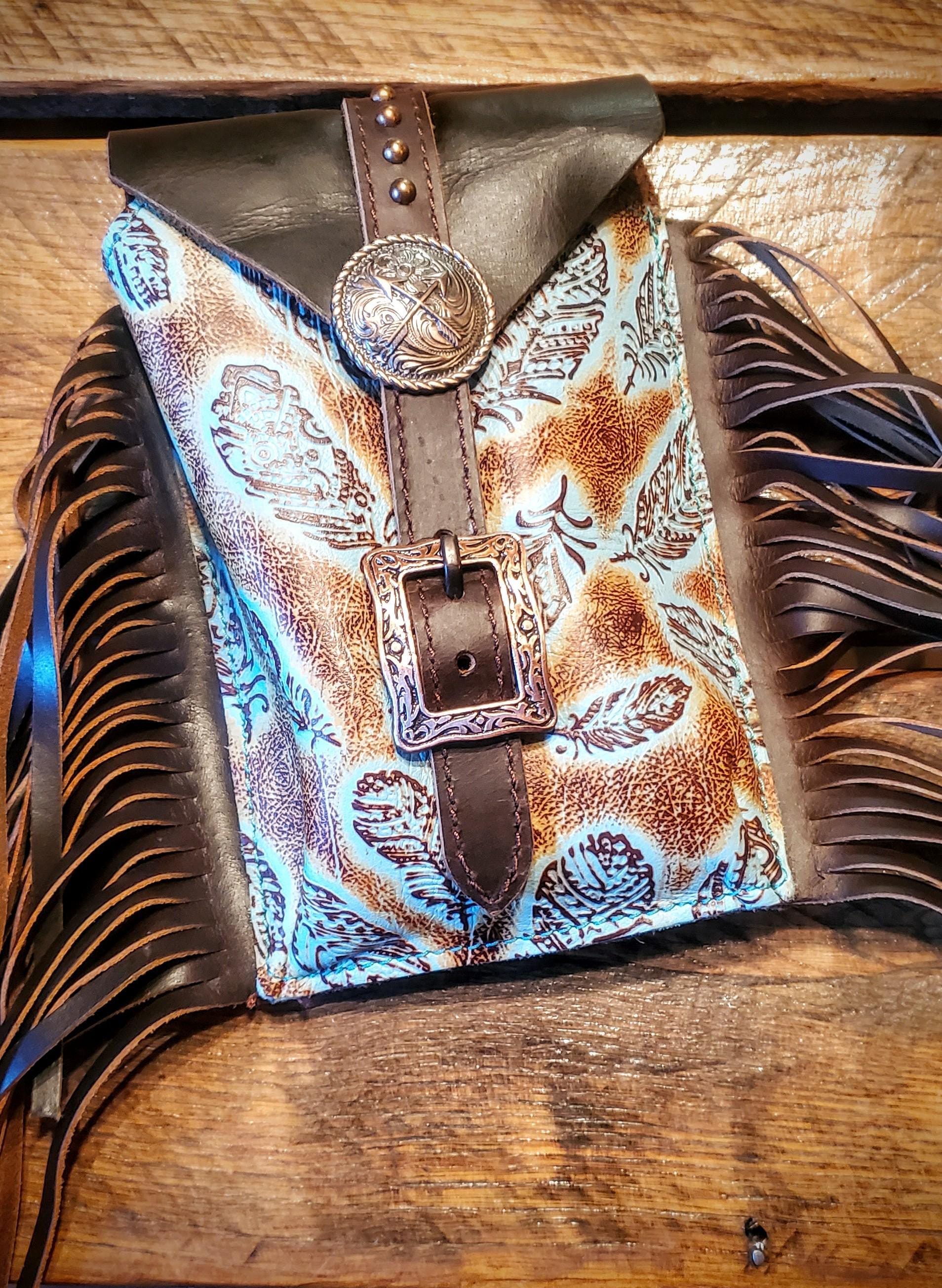 Genuine Cowhide Saddle Pouches / Horn Bags - Great Gifts, Stocking Stuffers!