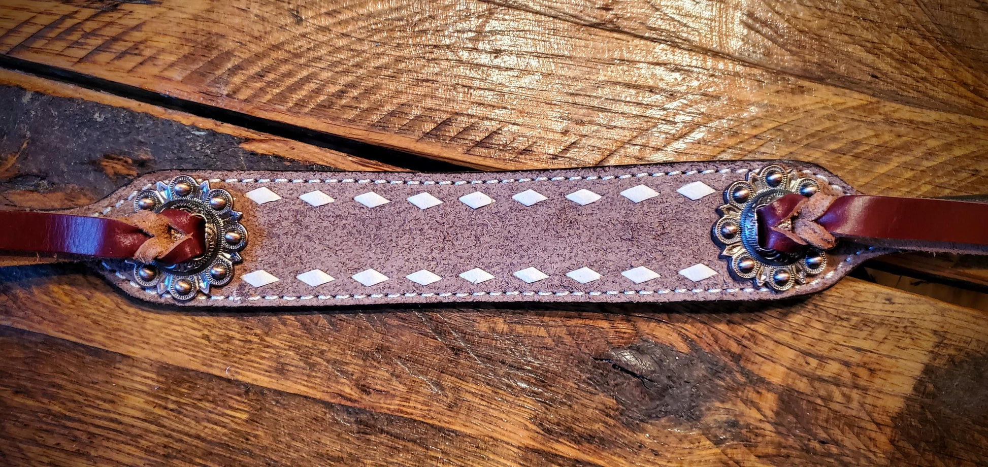 Adjustable Tooled Leather & Beaded Wither Straps - Great Gifts for horse lovers!