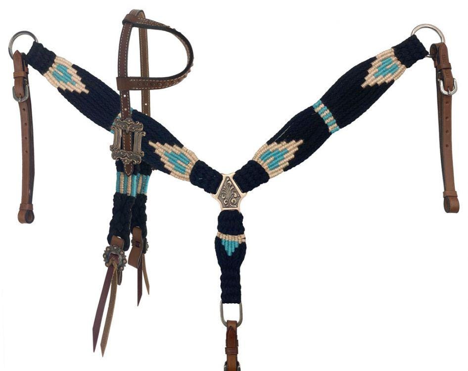 Handwoven Western Breastcollar & Headstall Set