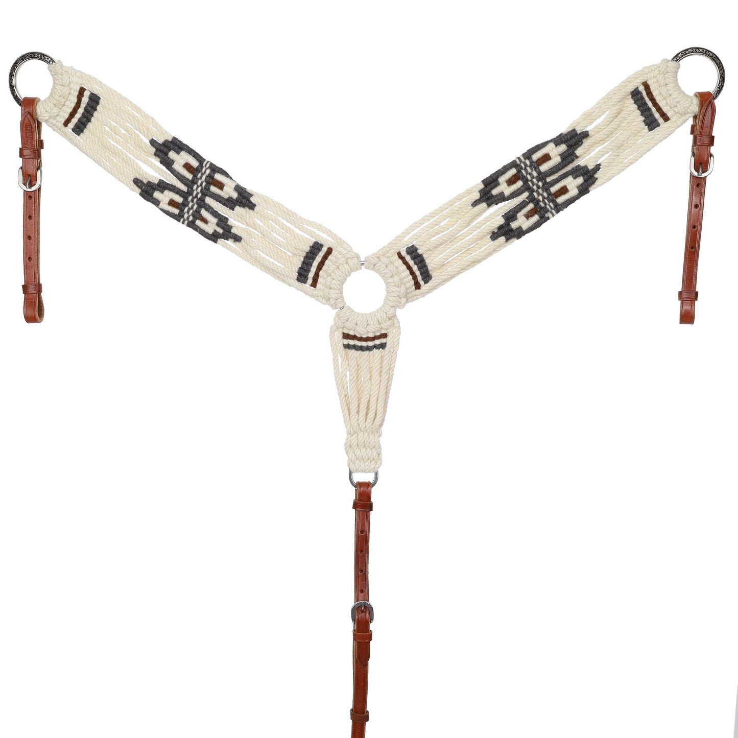 Handwoven Mohair Western Breastcollar & Headstall Set