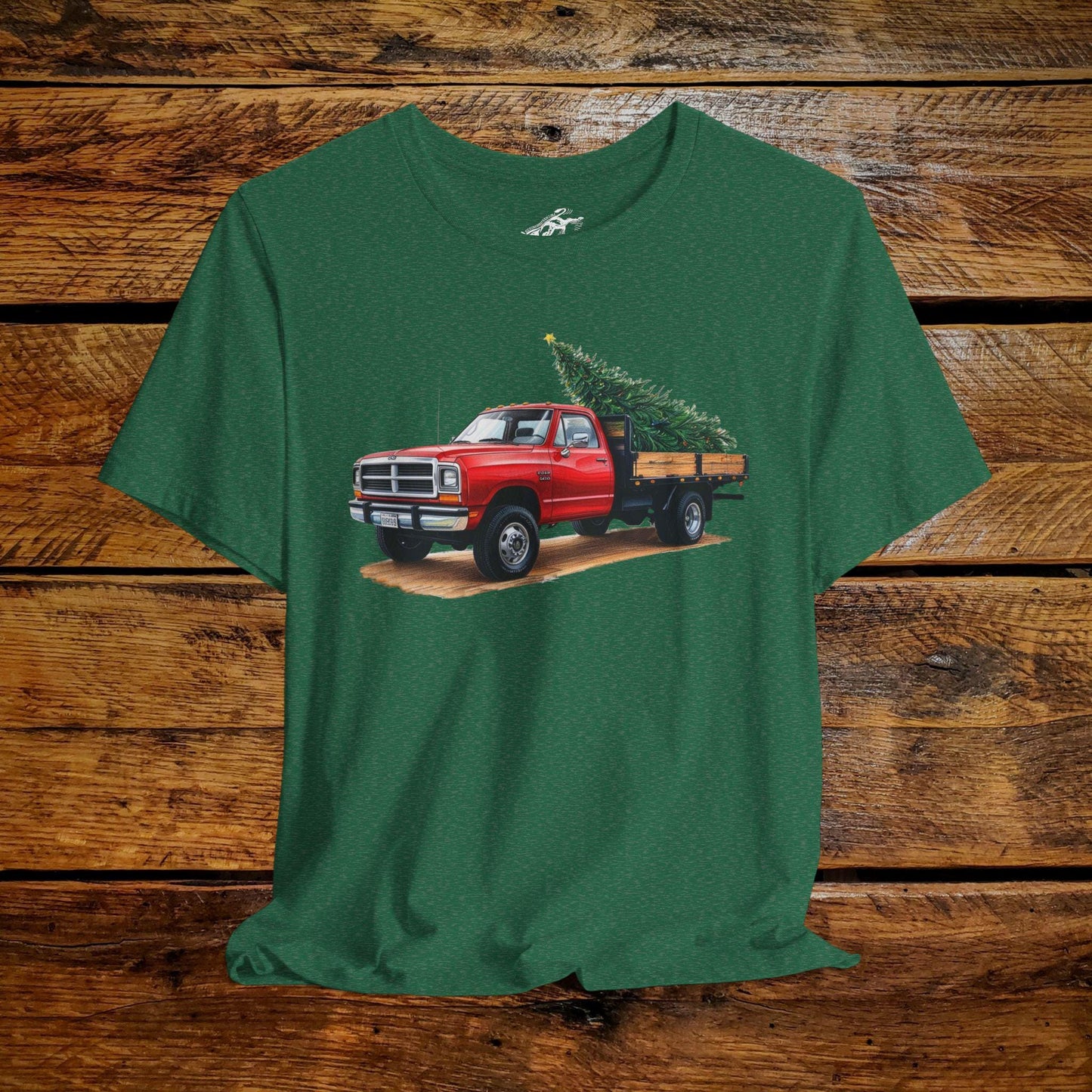 Vintage Ranch Truck & Christmas Tree - Premium Extra Soft Vintage Western Tee Shirt - Pick Your Color - Baby, Toddler, Youth, Adult Sizes